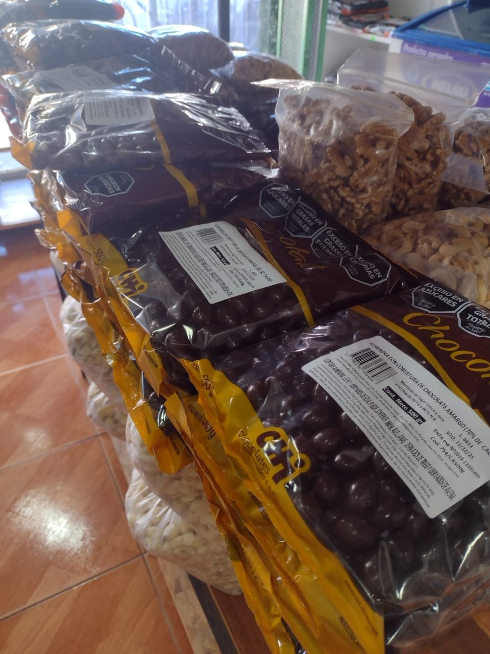 Confituras de chocolate